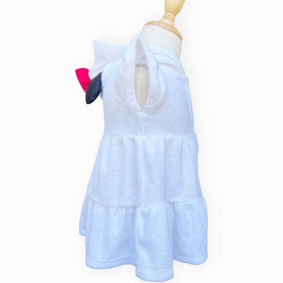 Disney Baby Girl Minnie Mouse Hooded Beach Coverup Dress with Ears. 9-12 Months. - Picture 3 of 5